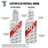 Garnet Slash Hoodie Compression 7V7 Flag football Jersey custom content
